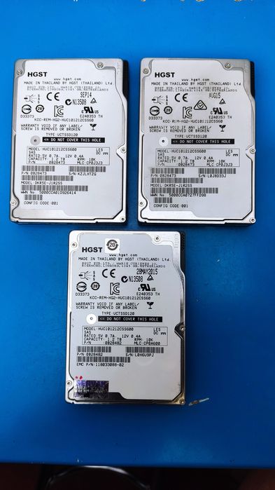 HHD 2.5 HGST 1.2 TB 10K SAS