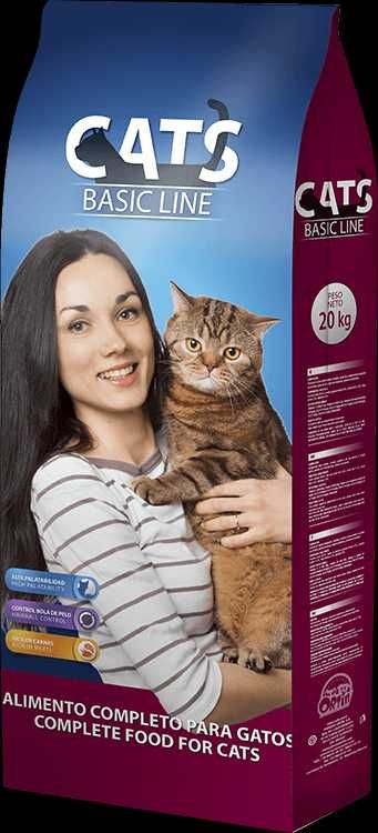 Sucha karma dla kota Cat Basic 20 kg kurczak z warzywami