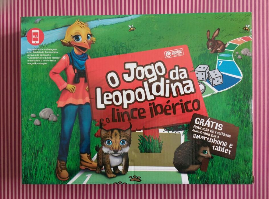 jogo de tabuleiro: O jogo da Leopoldina e o lince ibérico. novo!