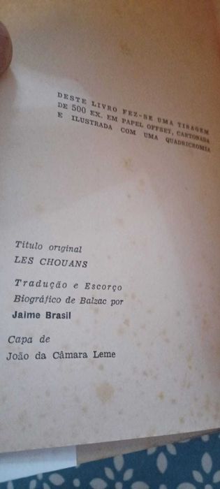 Balzac - Os Insurrectos da Bretanha 1965