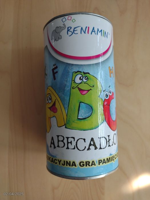 Abecadło gra edukacyjna pamięciowa Beniamin