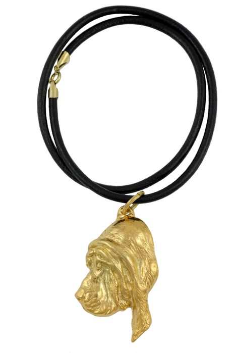 Bloodhound naszyjnik pozłocony Art-Dog