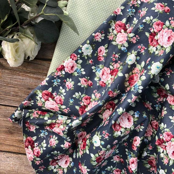 Лоскуты хлопковой ткани для поделок,рукоделия  и пошива кукол