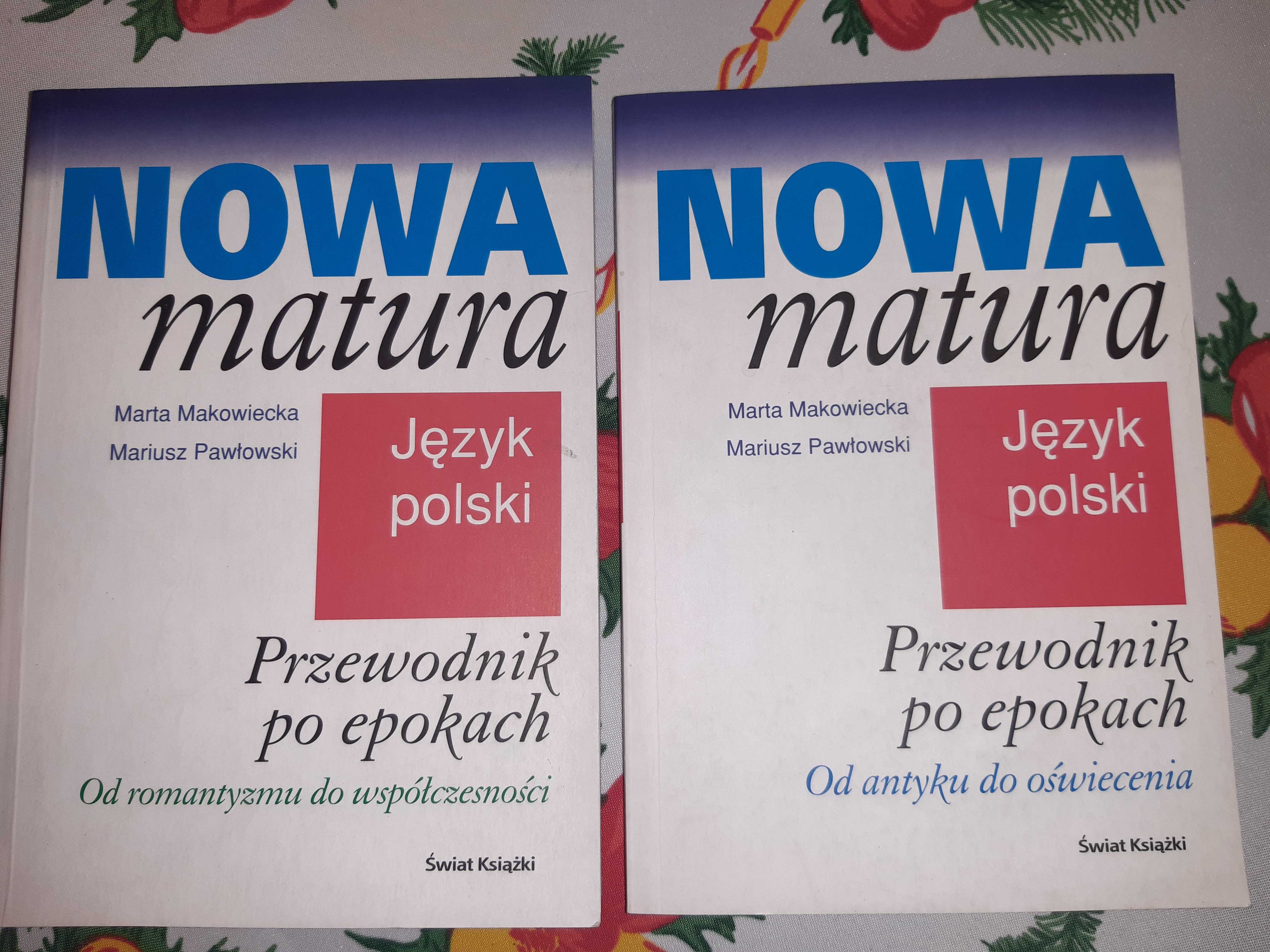 matura język polski przewodniki po epokach, stan idealny, jak nowe
