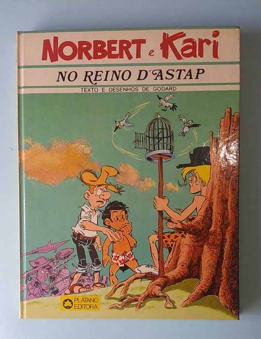 NORBERT E KARI - 3 volumes - por Godard - Plátano Editora, capa dura