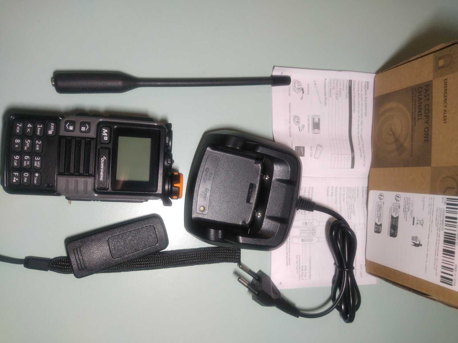 Radiotelefon Quansheng UV K6 Skaner Służb Zaprogram Loitnicze USB C