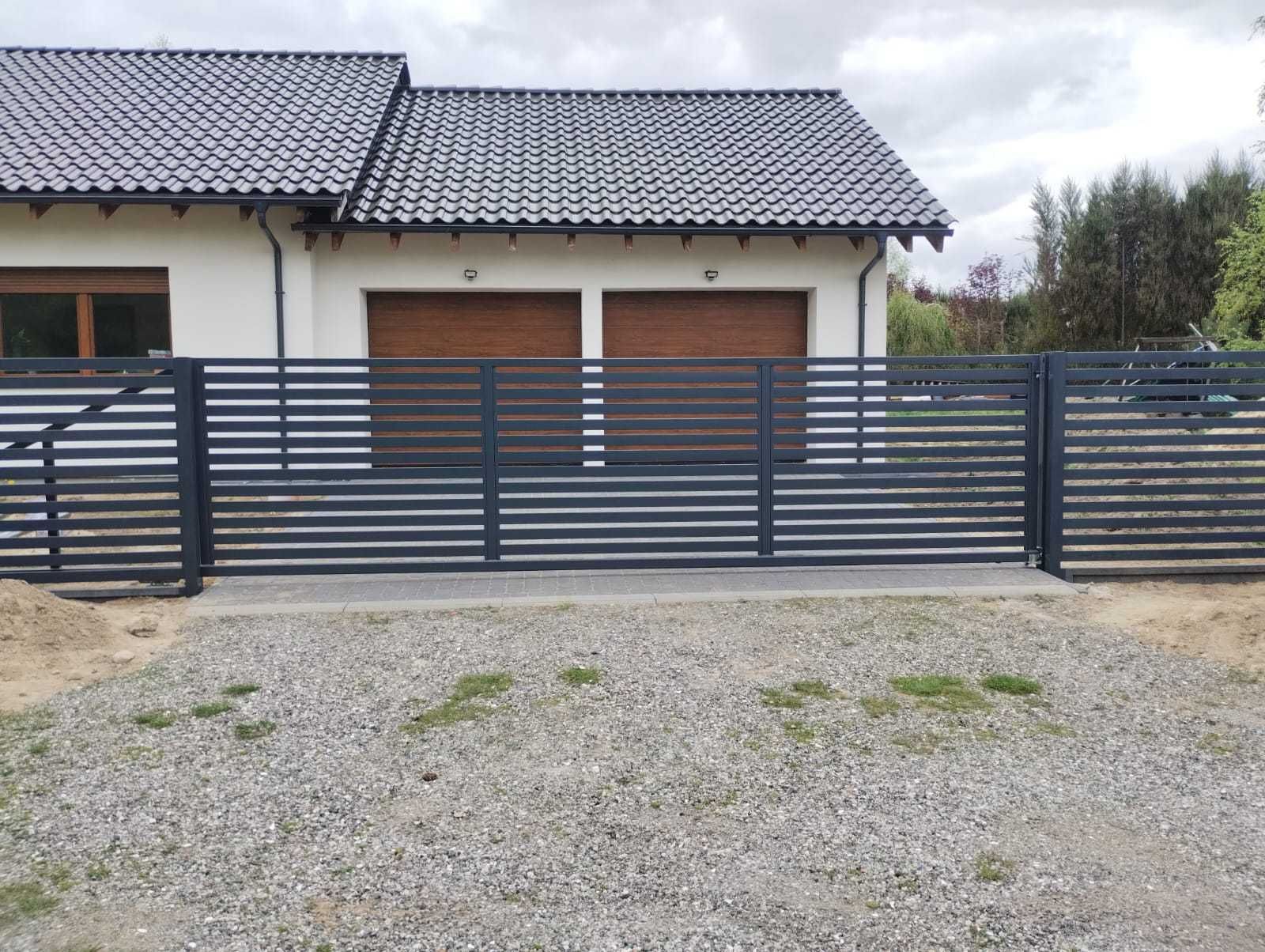 Ogrodzenie frontowe, front ozdobne, palisada listwa listwy