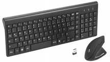 Zestaw Klawiatura + Mysz Bezprzewodowy 2,4 Ghz Usb (Es)Qwerty