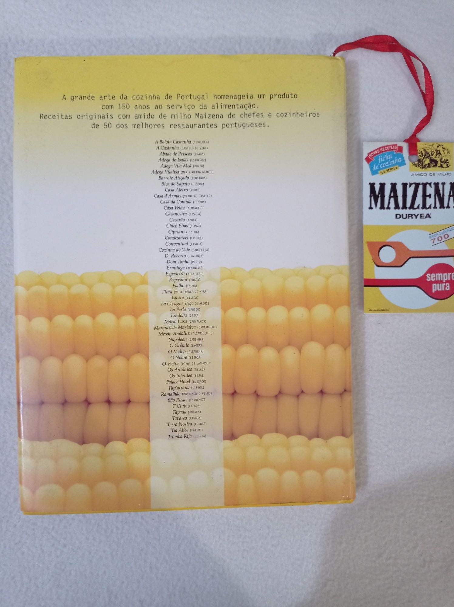 Maizena - 150 anos - receitas de 50 dos melhores restaurantes portugue