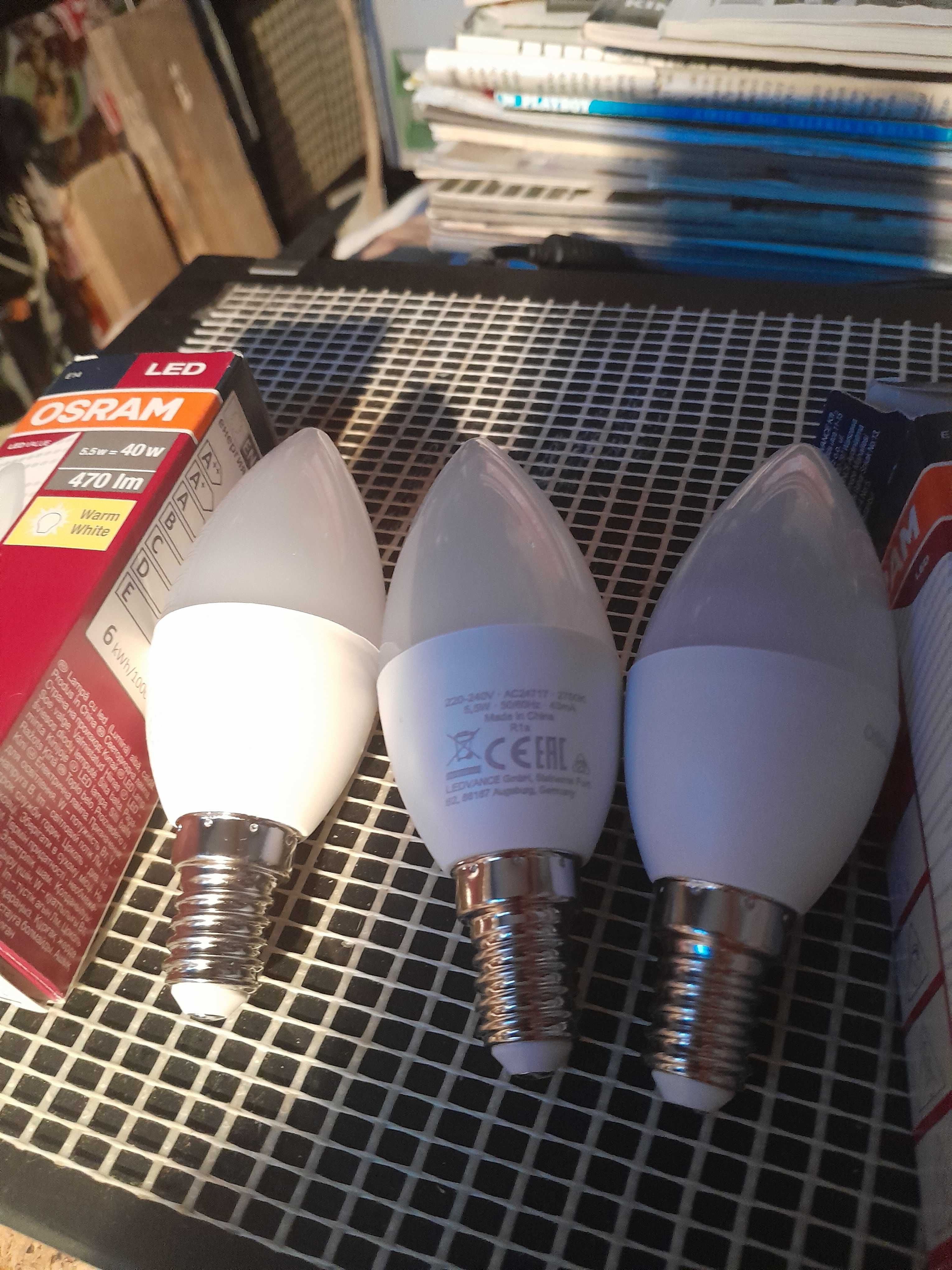 Osram zarowki LED E14 5,5W = 40W