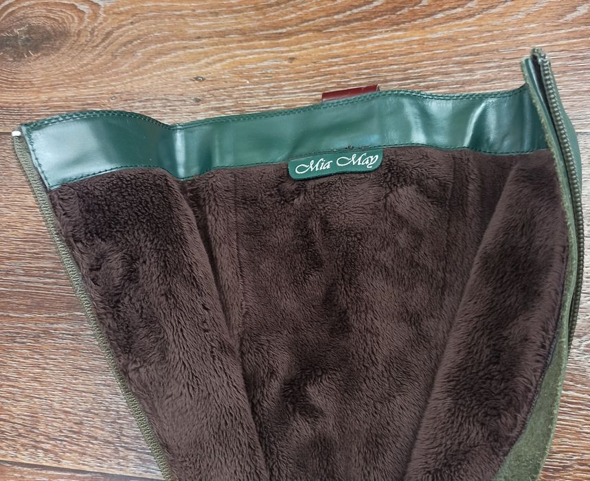 Стильные, кожаные сапоги Mia Mao.