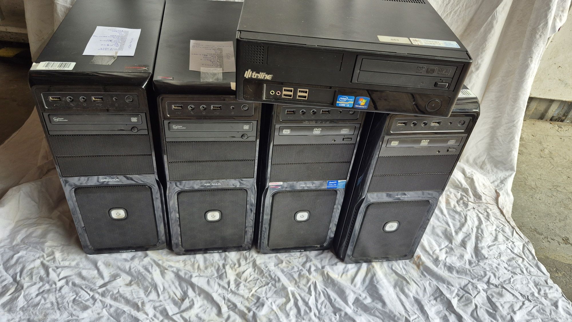 komputer Płyta główna ASUS B85M-G + i3-4130 8GB RAM zasilacz radix 500