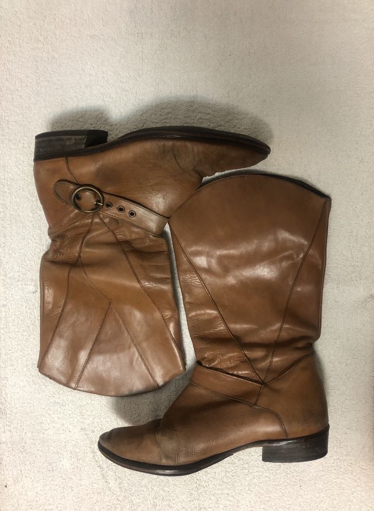 Botas castanhas nr 38