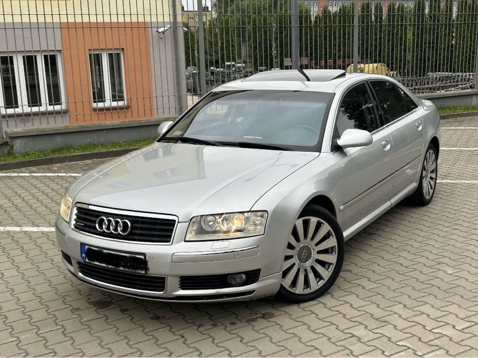 Audi A8 3.7 LPG Quattro 2004r Ori Lakier Keyless Bose TV hydroklapa