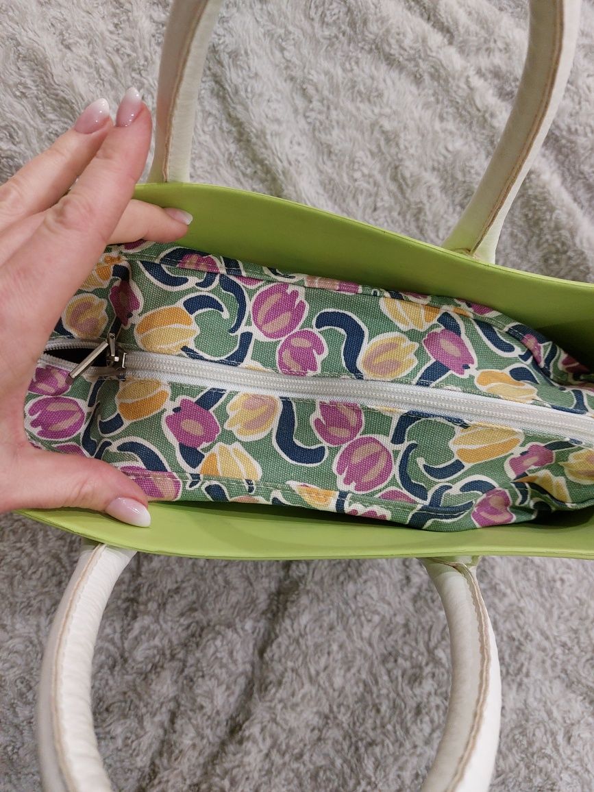 Torebka o bag limonkowa