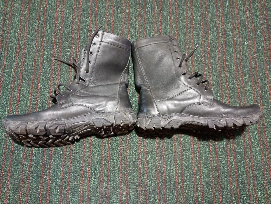 Берцы кожаные прошитые