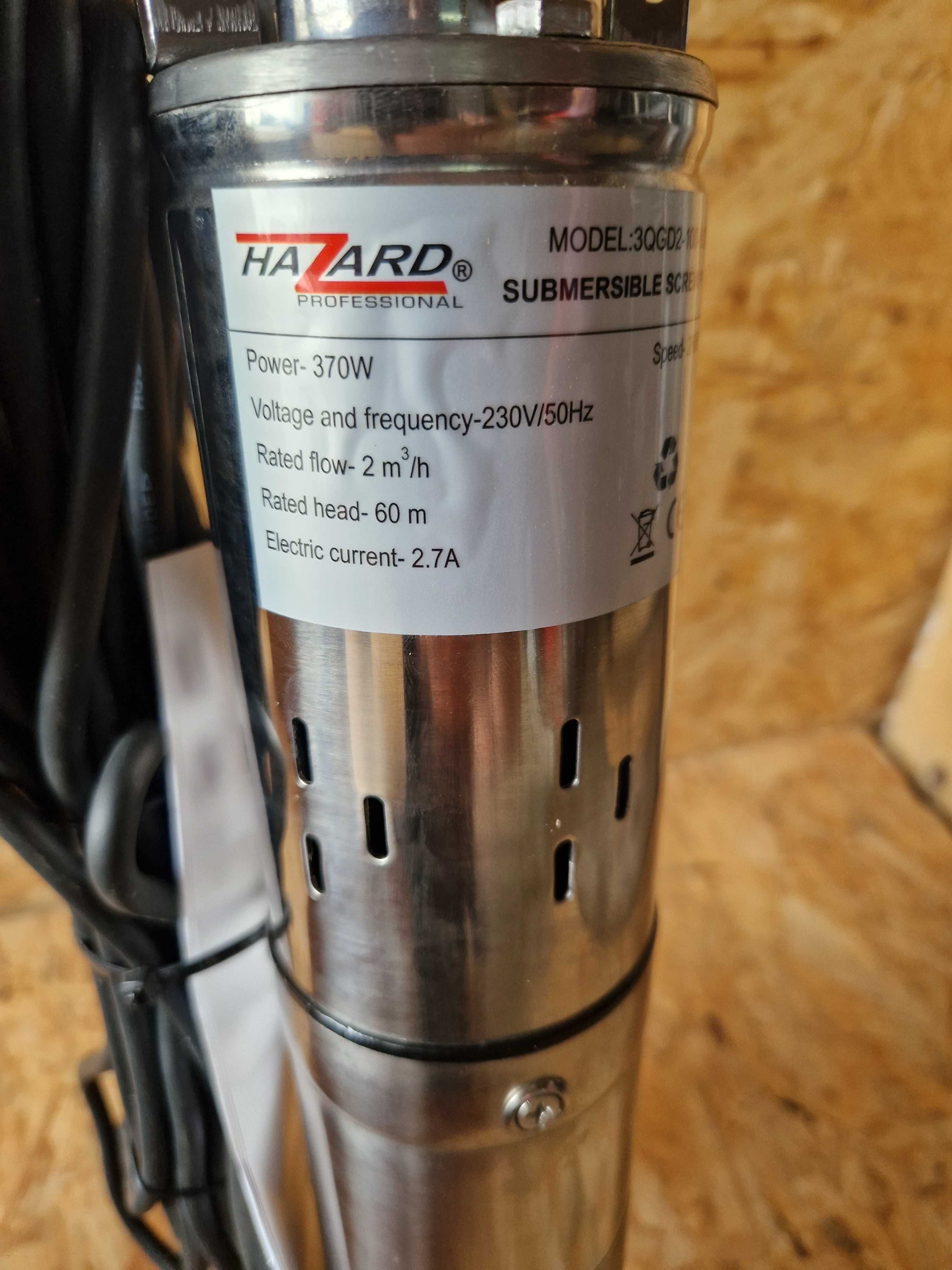 Pompa głębinowa Hazard 0,37 kW 76 mm średnica