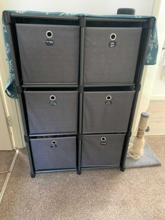 Pudełka do przechowywania modułowe wielofunkcyjne dom 6 sztuk