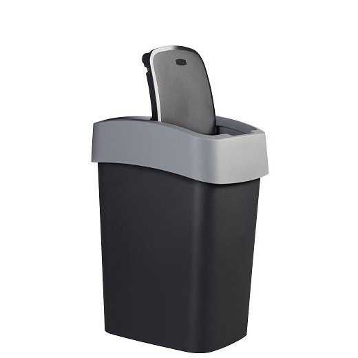 Kosz na śmieci flip bin CURVER 229415 czarny 25 l