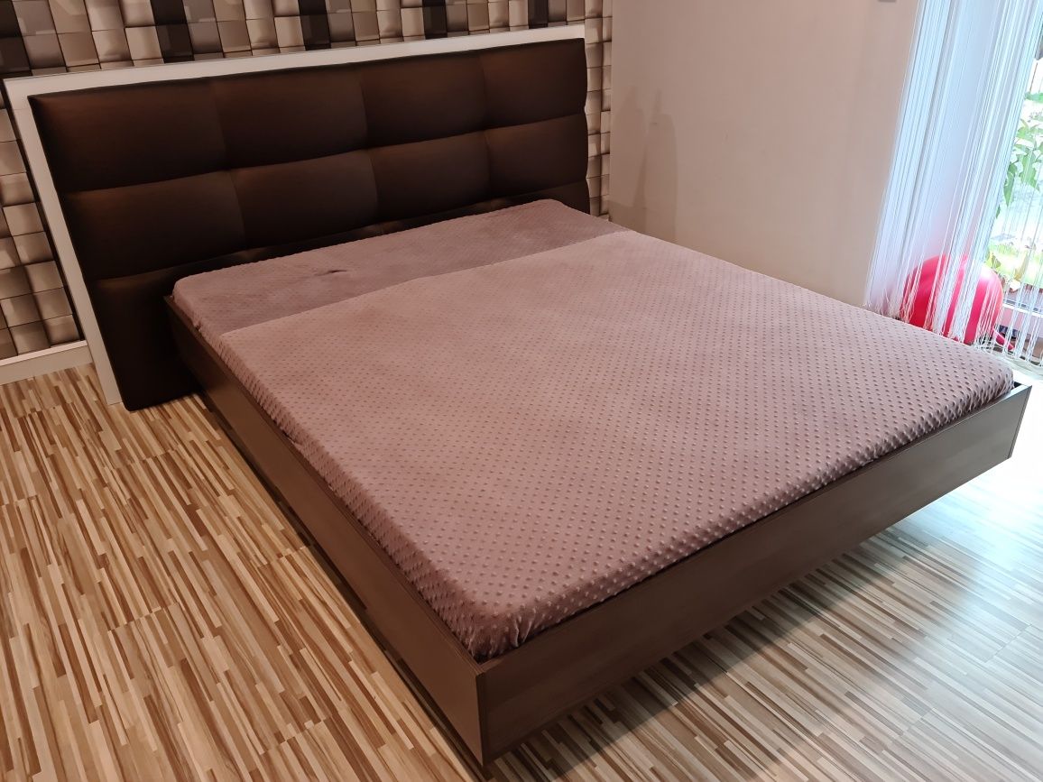Łóżko pojemnik pościele materac 160x200 sypialnia sypialni