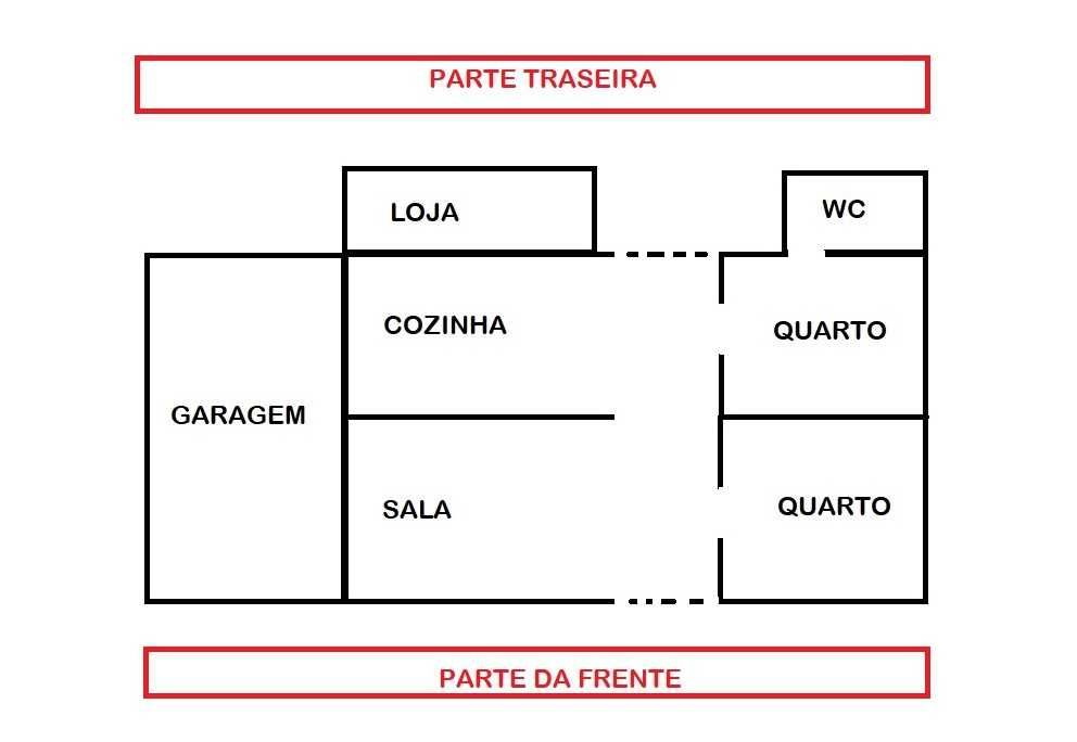 Casa T2 para restauro