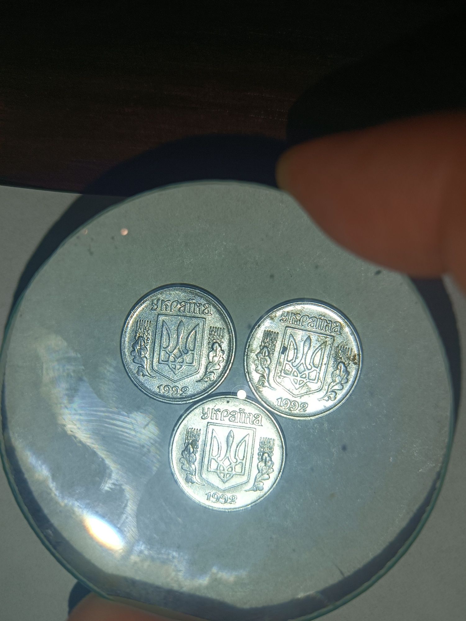 1 копейка 1992 и 5 копеек 1992 г 6 шт
