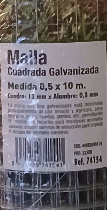 Malha galvanizada