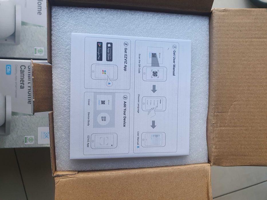 4 unid EZVIZ camera exterior 3K model