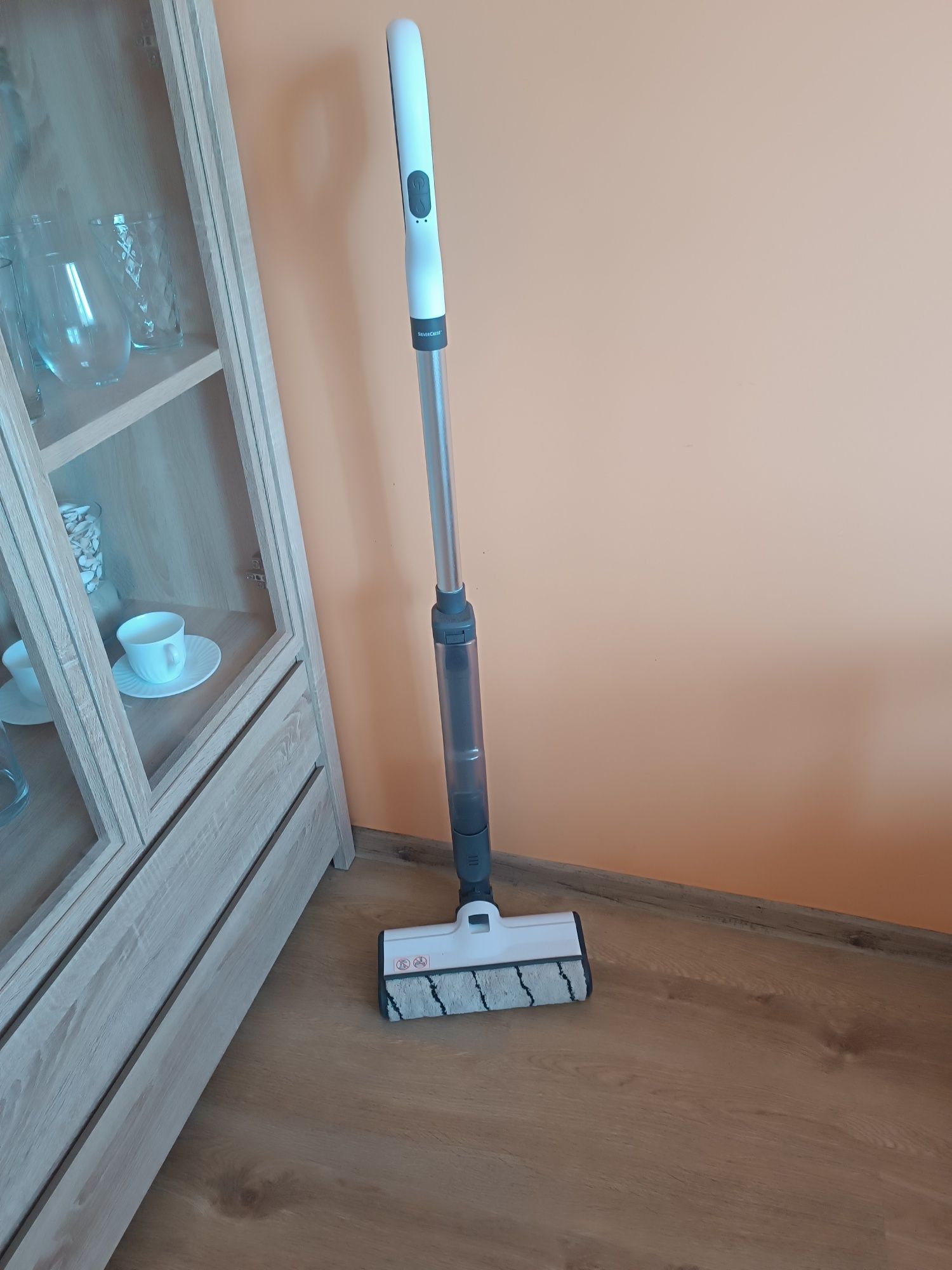 Mop silver crest elektryczny z obrotowym wałkiem myjąco suszącym