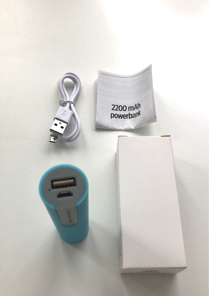 Powerbank XD Collection Compact 2200 mAh Niebieski/Szary