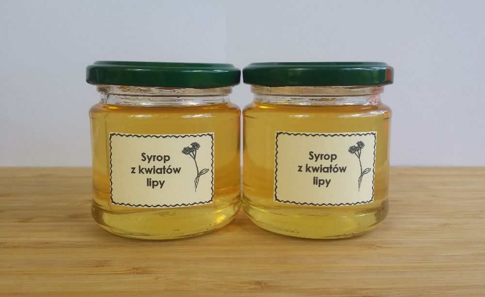 Syrop z kwiatów lipy 100% naturalny ekologiczny 200 ml