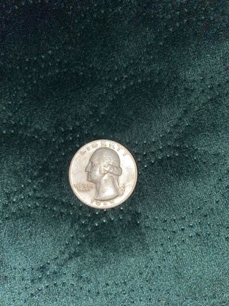 Liberty Quarter Dollar 1965