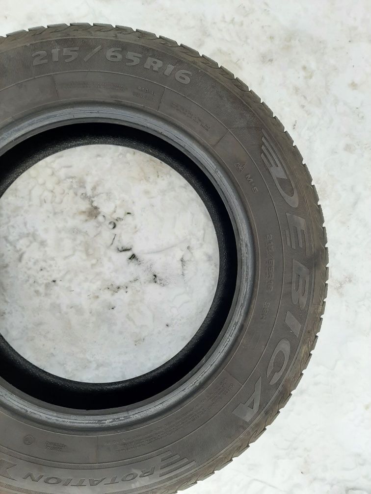 4 szt 215/65 r 16 Opony Zimowe Dębica frigo hp2 JAK NOWE