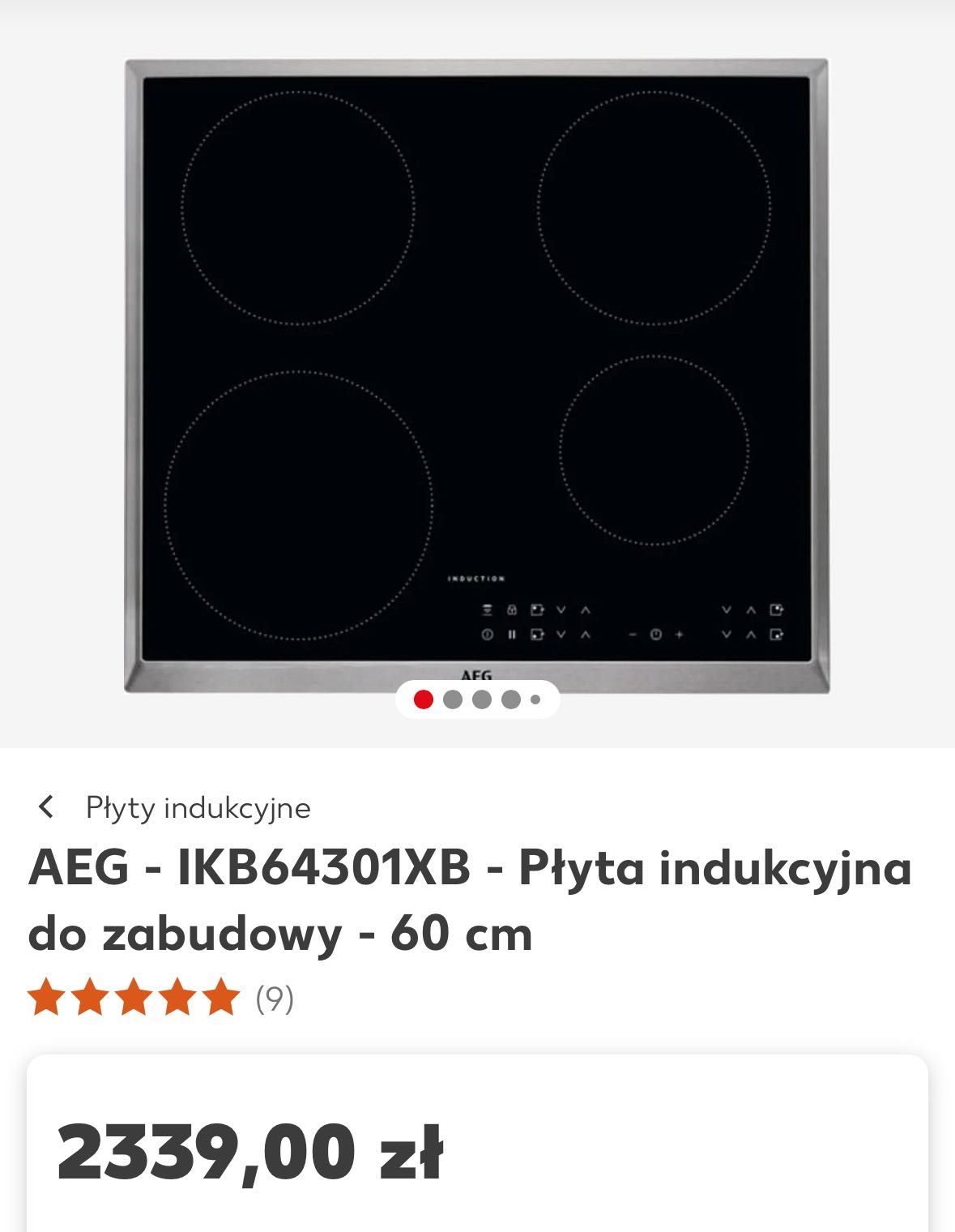 płyta indukcyjna  AEG IKB64301XB