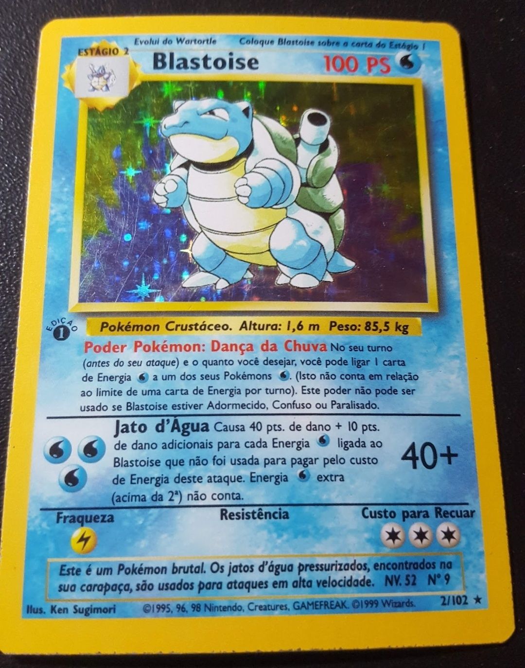 Blastoise 1st edition holo