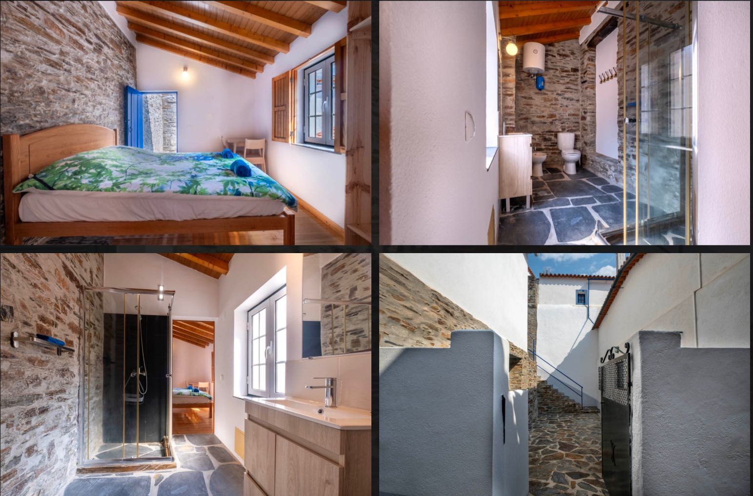 Casa T4 em estilo fazenda com anexo separado para alugar em Benfeita