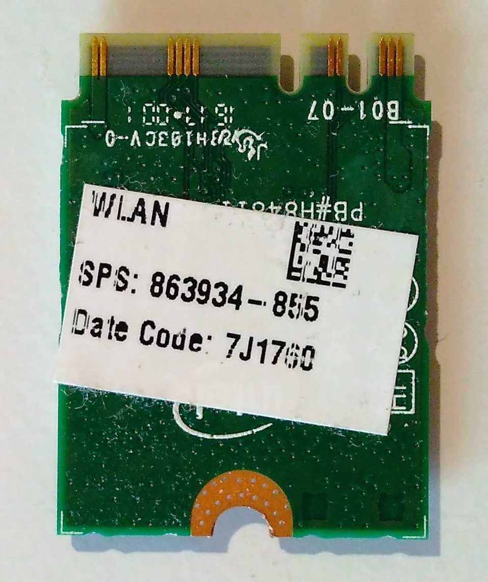 Продаю PCIe Wi-Fi адаптер ''Dual Band Wireless-AC 3168'' для ноутбуків