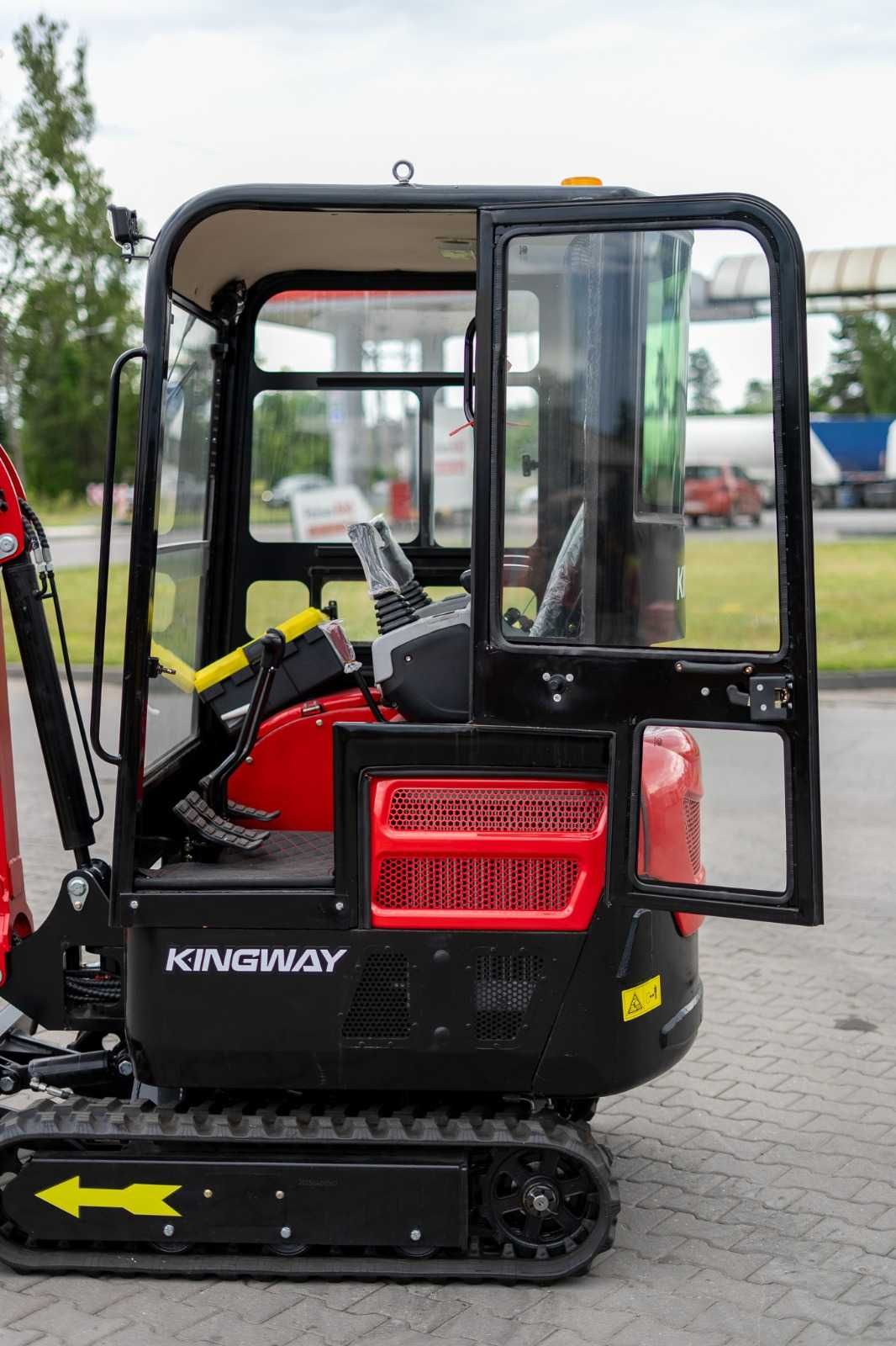 Minikoparka Kingway J15 duża Kabina osprzęt w zestawie NOWA!!