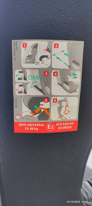 Cadeira auto Zippy isofix
