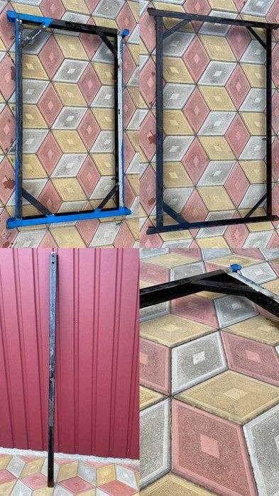 Продам стойки  (столбы железные) , стеллажи, уголок 40*40