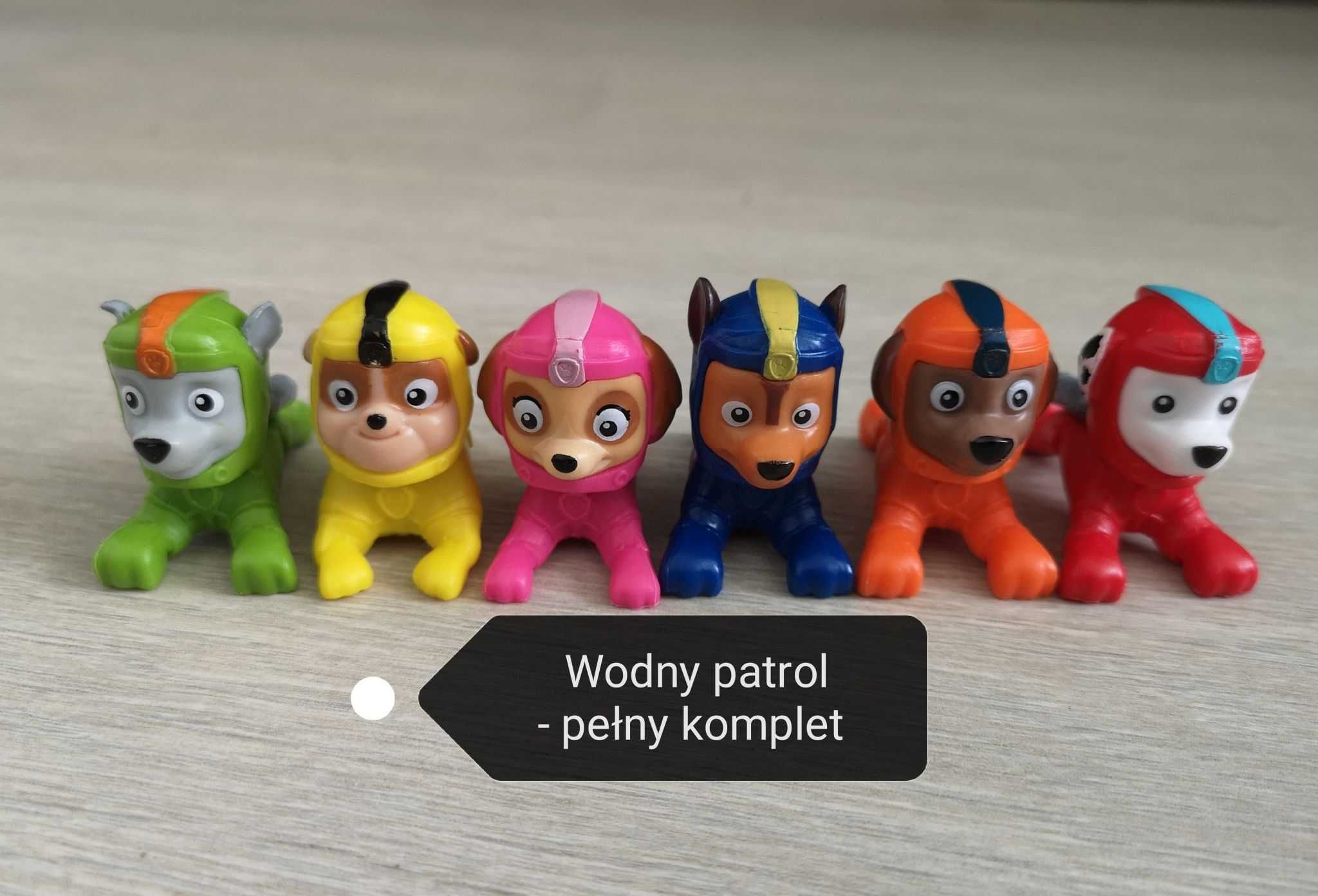 PSI patrol komplet zestaw figurek Miami Skye wodny patrol pieski nurki