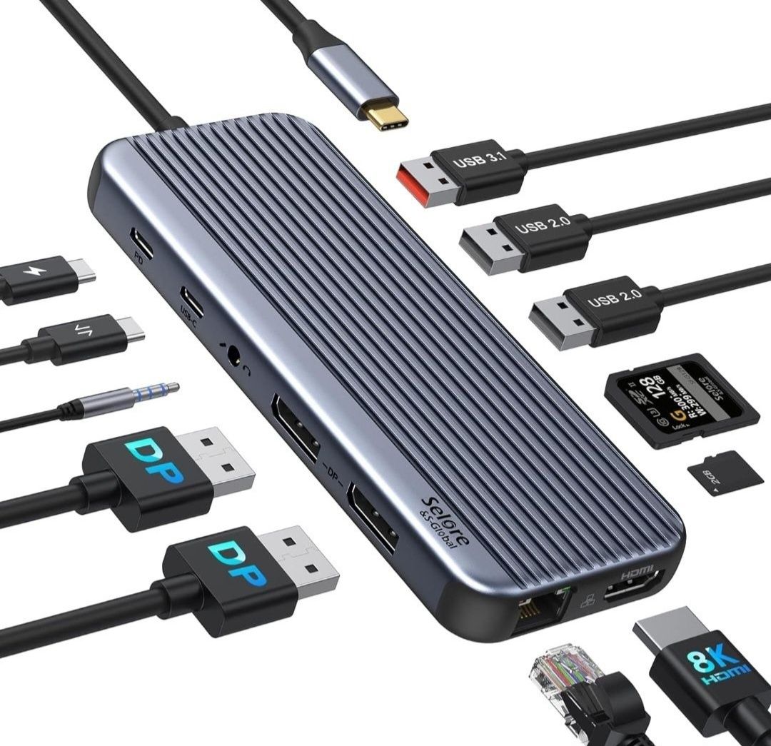 Stacja dokująca 12w1 USB-C HUB