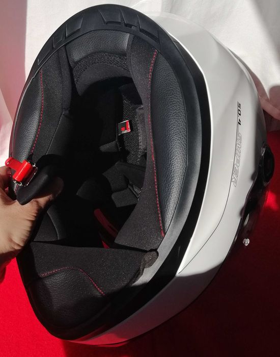 Capacete de mota Givi 50.4 Sniper Branco (M - 58)