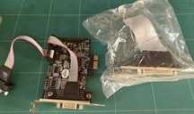 2x COM rs232 1x LPT na PCIe X1 Moschip