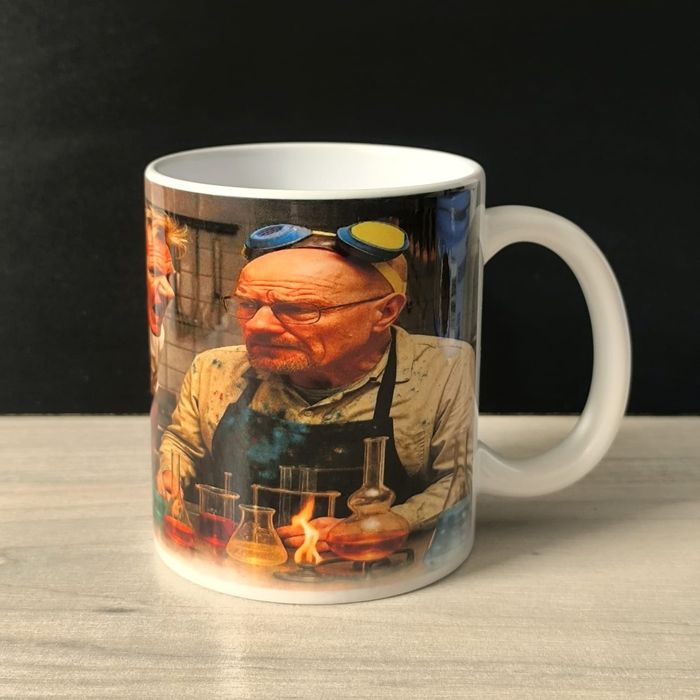 Kubek Walter white & Gordon Ramsay podczas gotowania