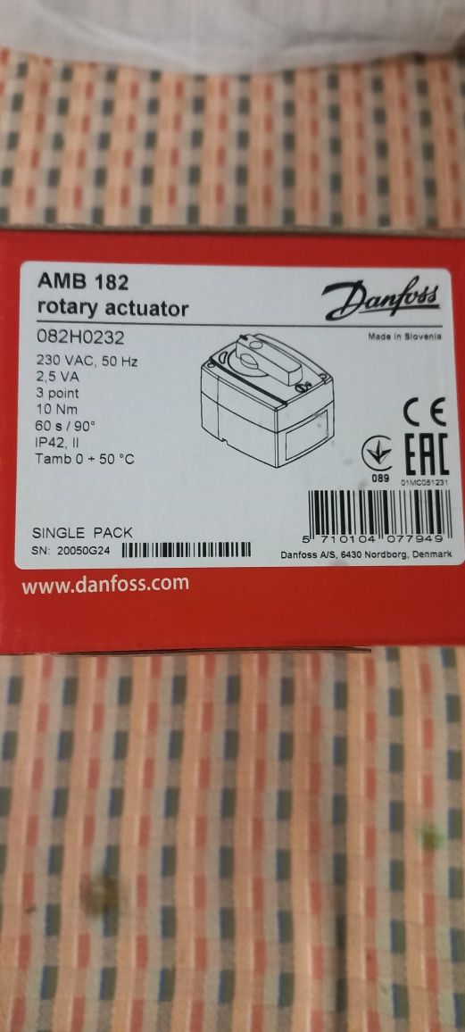 Данфос трьохходовий кран Danfoss AMB 182. 082H0232. HFE 3. 065Z0431 D