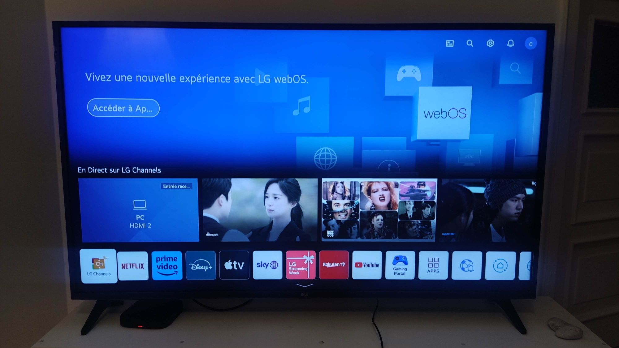 Televisão Smart TV LG 4K SMART 55' 140CM
