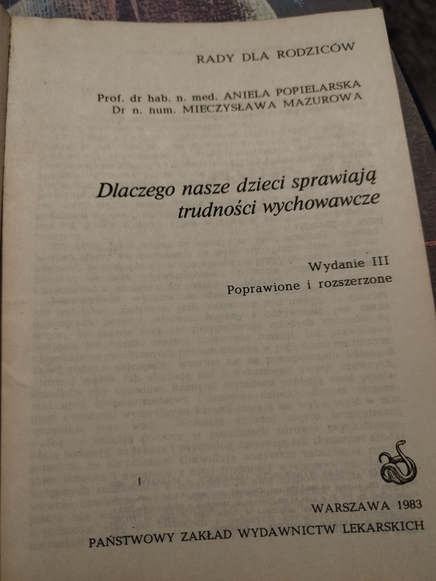 Dlaczego nasze dzieci sprawiają trudności wychowawcze.A Popielarska 19