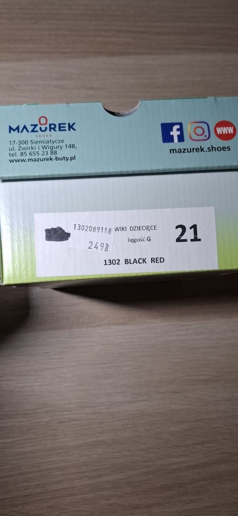 Buty r.21 Mazurek; polskie; skórzane ,wiosennedla chłopca