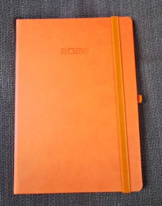 Kalendarz 2026 angielski B5 tygodniowy